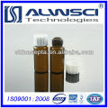 10ML Amber Glas Speicher Durchstechflasche mit geschlossenen weißen PP Kappe HPLC / GC Autosampler Durchstechflasche 22x52mm